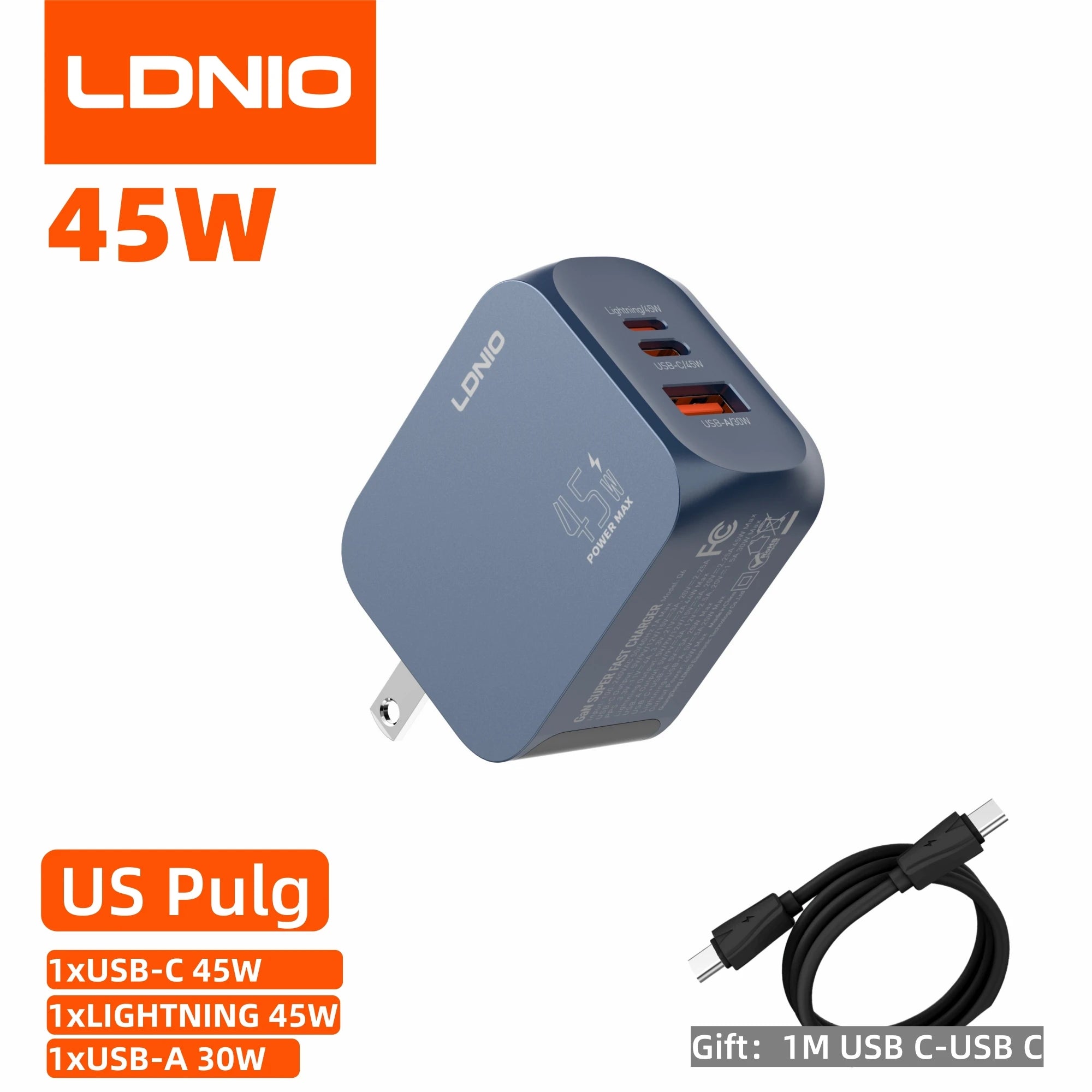 Voltaire GaN Multi-Port Charger — 45W / 65W / 100W