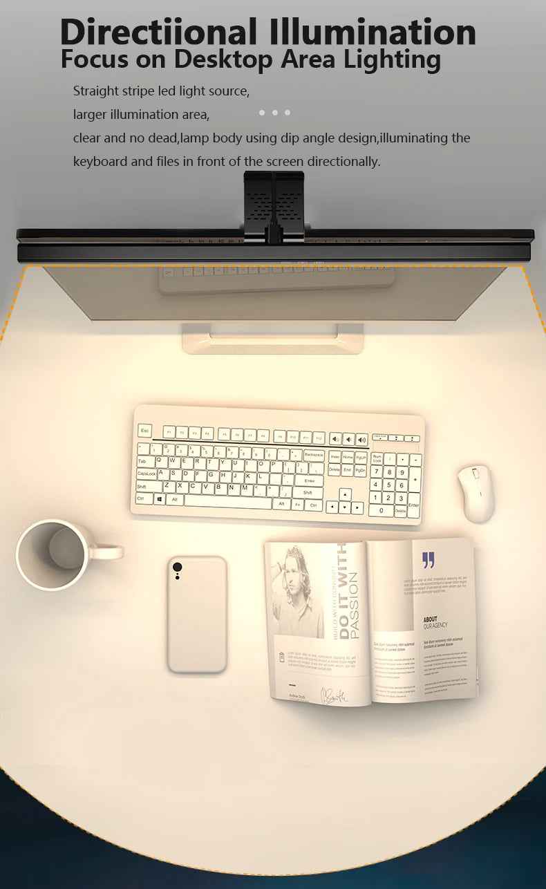 Halo Monitor Light Bar — 50cm