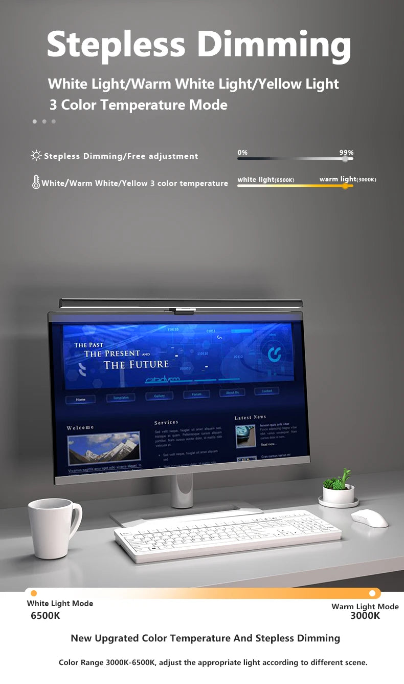 Halo Monitor Light Bar — 50cm