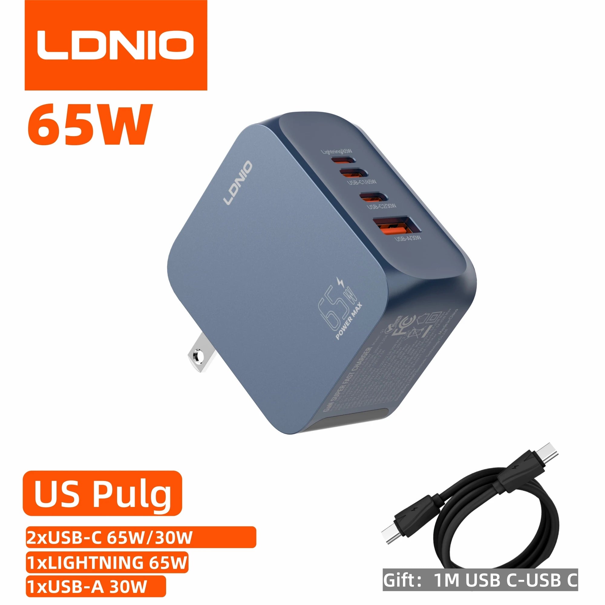 Voltaire GaN Multi-Port Charger — 45W / 65W / 100W