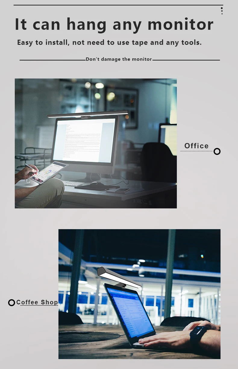 Halo Monitor Light Bar — 50cm