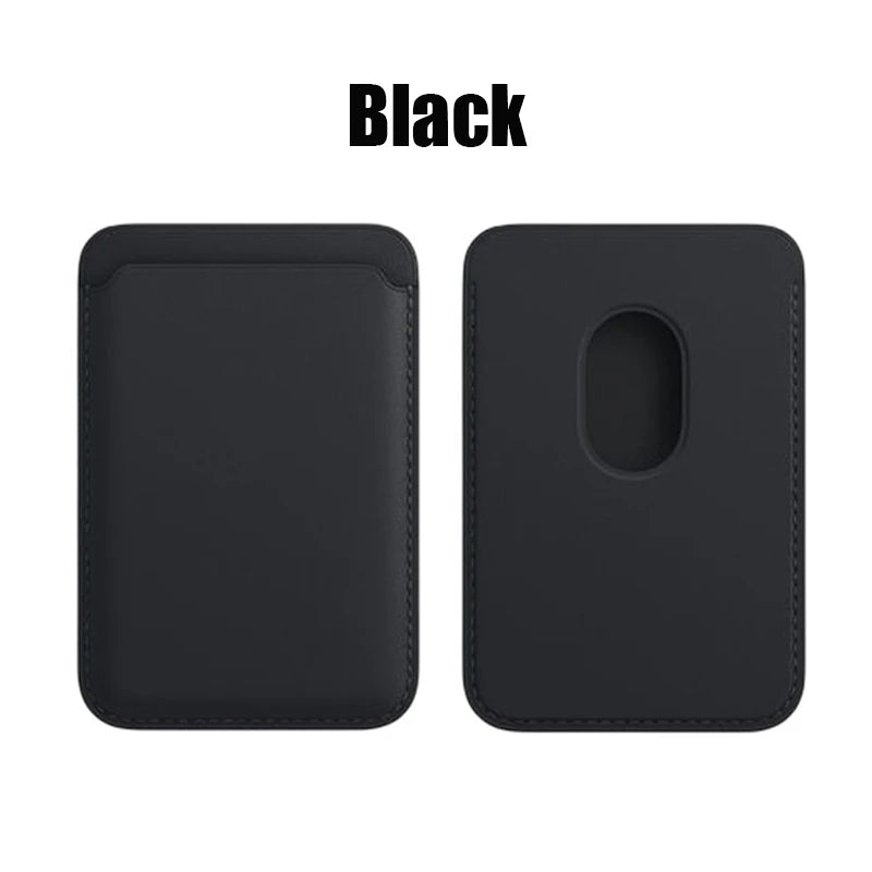 Obsidian MagSafe Leather Wallet Case