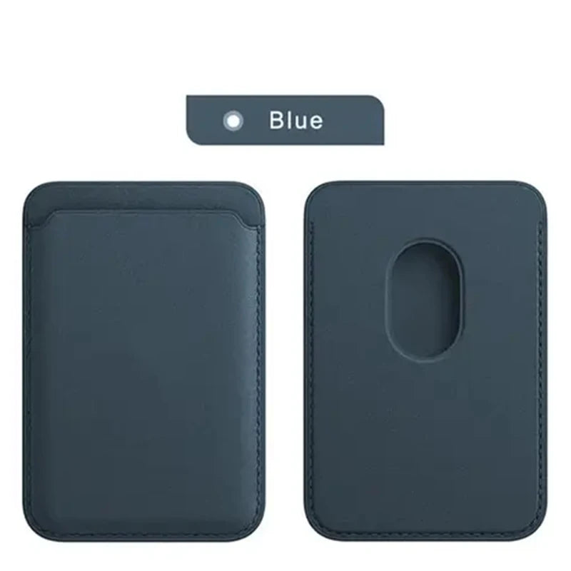 Obsidian MagSafe Leather Wallet Case